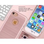 Wholesale iPhone 7 Hard Armor Hybrid Case (Champagne Gold )